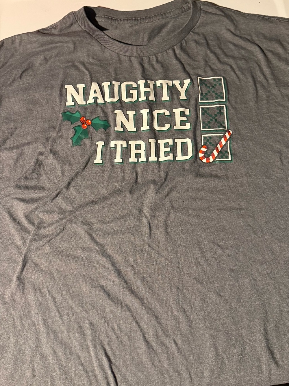 🌼 Holiday Time Gray Tee